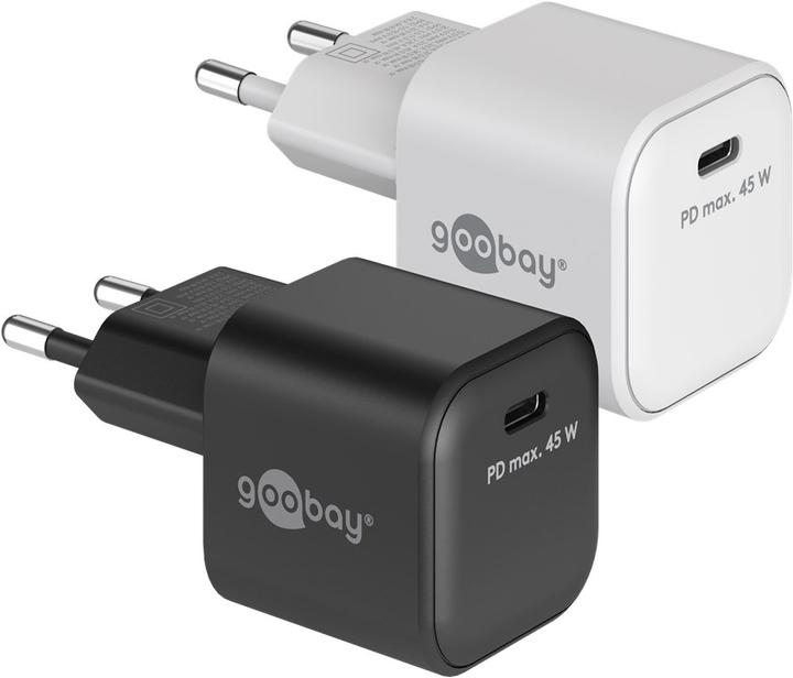 Produktbild Goobay USB-C Nano Schnellladegerät mit GaN Technologie (45 W)
