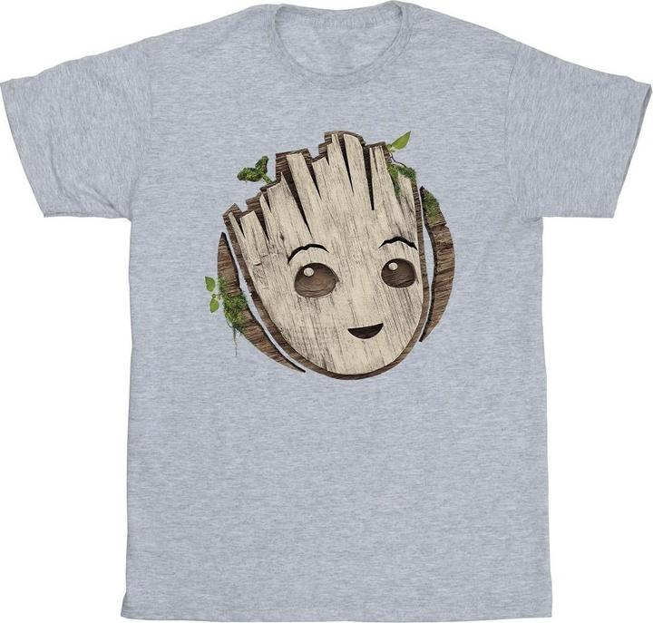 Produktbild I Am Groot Wooden Head TShirt (L)
