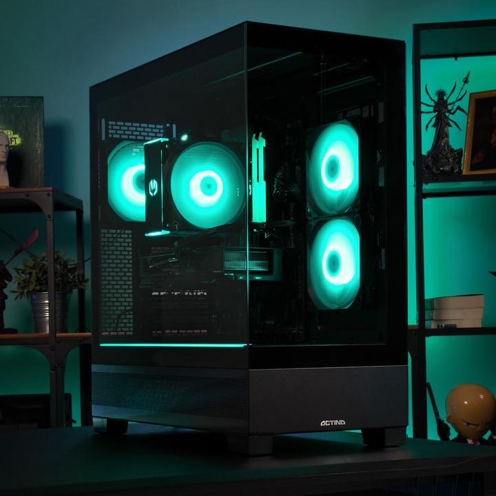Actual product image Actina Gaming GameOn (Intel Core i5-12400F, 32 GB, 1000 GB, Arc A580)