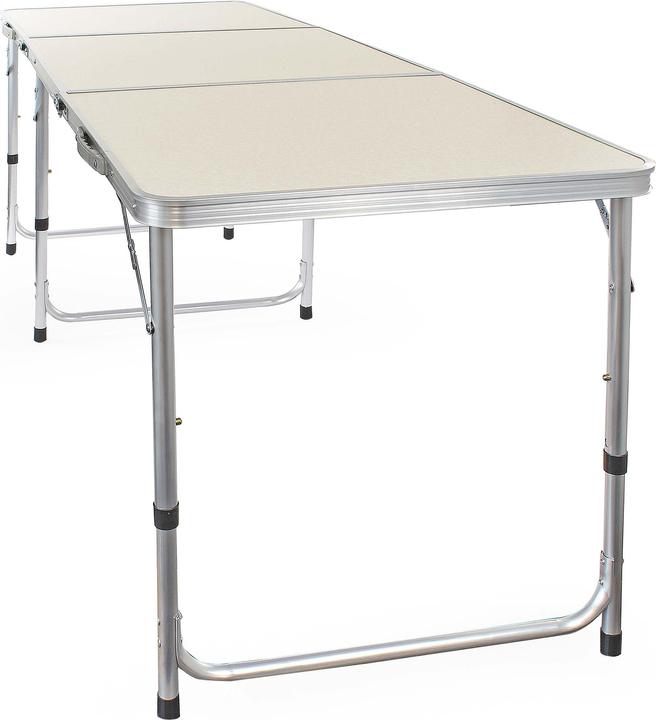 Immagine prodotto Wiltec Tavolo pieghevole da campeggio Toboli 180x60x70cm tavolo pieghevole da campeggio regolabile in
