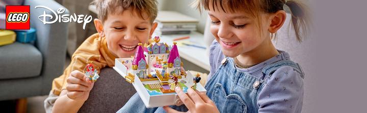 Actual product image LEGO Storybook Adventures with Arielle, Belle, Cinderella and Tiana (43193, LEGO Disney)