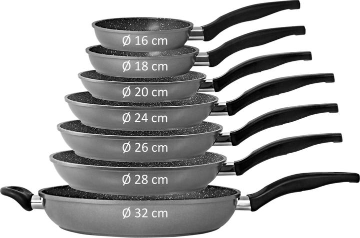 Actual product image Stoneline 6841 frying pan 24 cm (24 cm, Pan set + pot set, Aluminium)