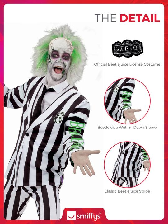 Produktbild Smiffys Beetlejuice Filmkostüm (XL)