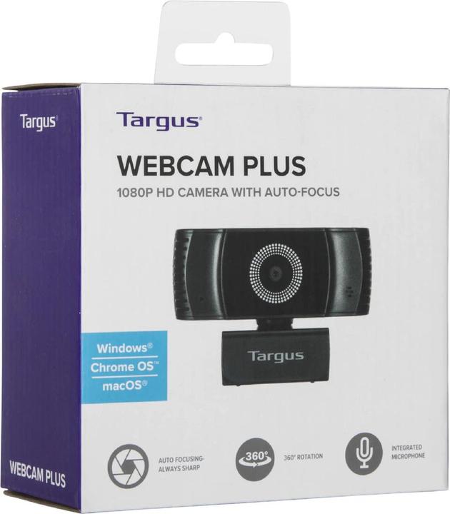 Actual product image Targus Webcam Plus 1080p w/Auto Focus (2 Mpx)