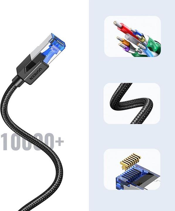 Produktbild Ugreen Netzwerkkabel (F/FTP, CAT8.1, 1.50 m)