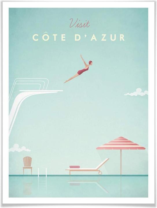 Produktbild Trenddeko Rivers - Côte d’Azur (60 x 80 cm)