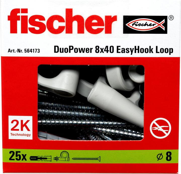 Image du produit Fischer EasyHook Loop 8 DuoPower (25 pcs)