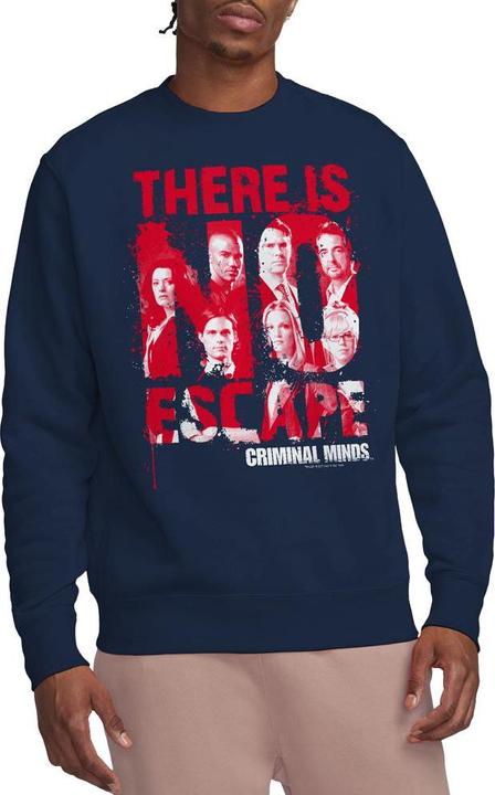 Actual product image Criminal Minds Unisex Adult No Escape Sweatshirt (M)