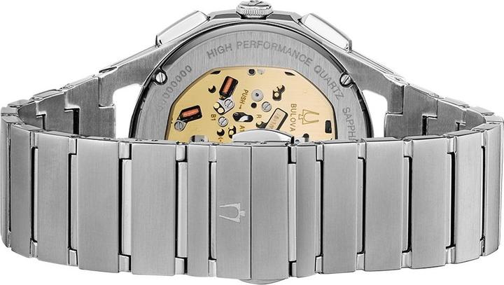 Produktbild Bulova CURV 96A205 Horloge - Staal - Zilverkleurig - 41 mm (Chronograph, 44 mm)