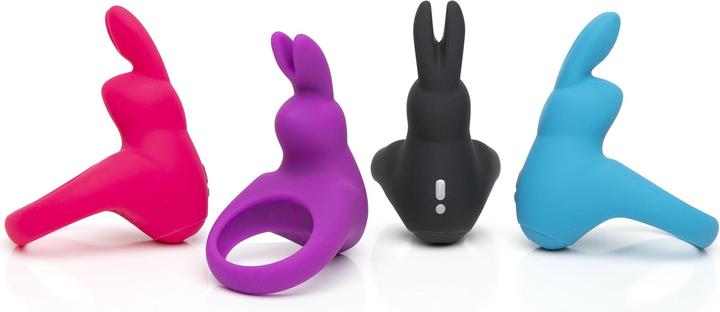 Image du produit Happy Rabbit Anneau Vibrant Rechargeable Cock Rabbit Purple (3 cm)