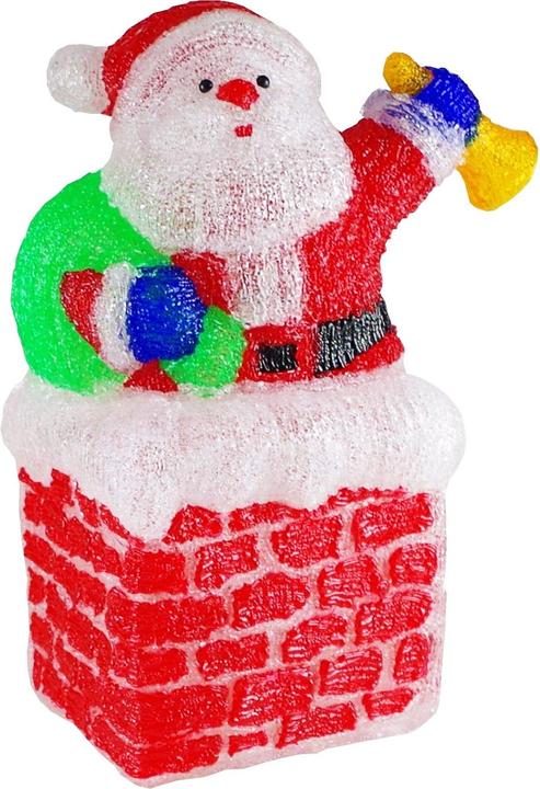 Actual product image Inda-Exclusiv 96 LEDs Santa Claus figure / Father Christmas acrylic IP44 for indoors and outdoors
