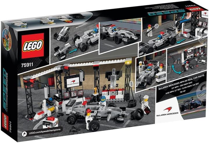 Produktbild LEGO Speed Champions - McLaren Mercedes Boxenstopp (75911, LEGO Speed Champions)