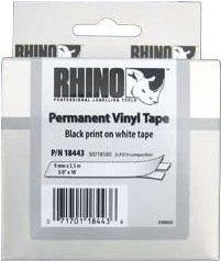 Produktbild Dymo Rhino Vinylband, 18443, weiss (0.90 cm, Weiss)