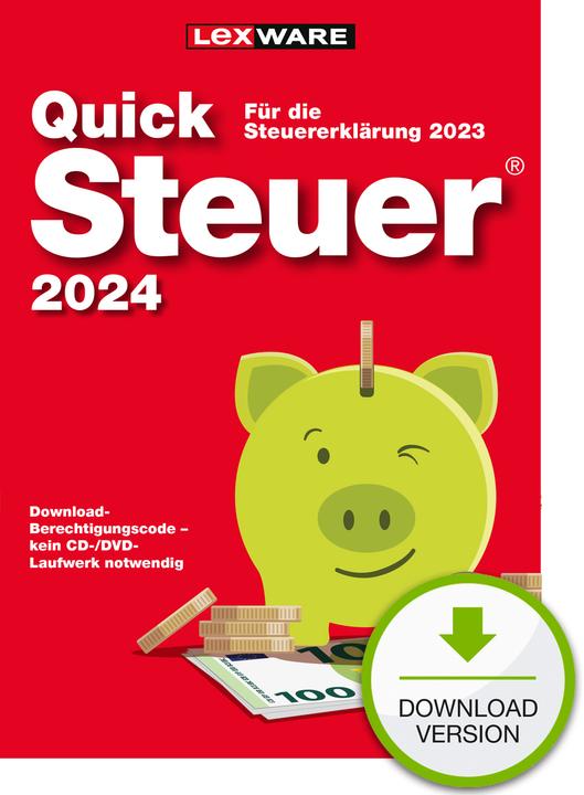 Produktbild Lexware ESD QuickSteuer 2024 (1 User, 12 Monate)