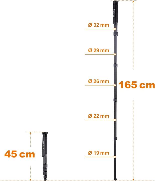 Produktbild mantona Pro ONE 165C (Carbon)