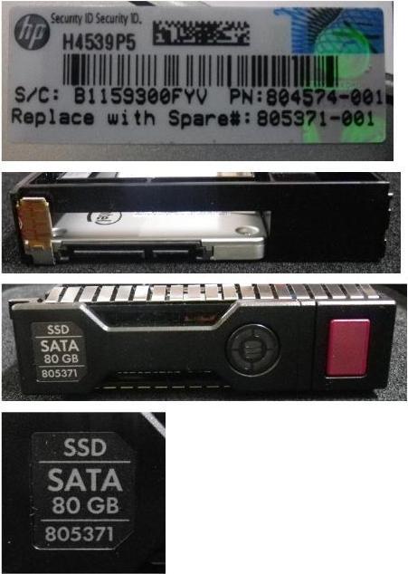 Image du produit HPE DRV SSD 80GB 6G 3.5 SATA VE (80 Go, 3.5")