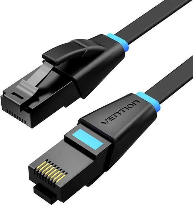 Actual product image Vention Płaski kabel sieciowy UTP kat.6 IBJBU 35m czarny (UTP, CAT6, 35 m)