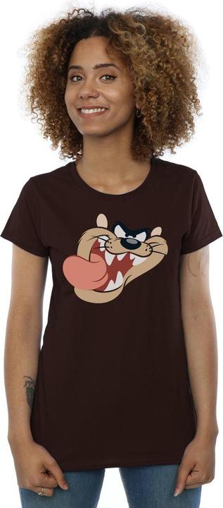 Immagine prodotto Looney Tunes Tasmanian Devil Face Maglietta Donna (S)