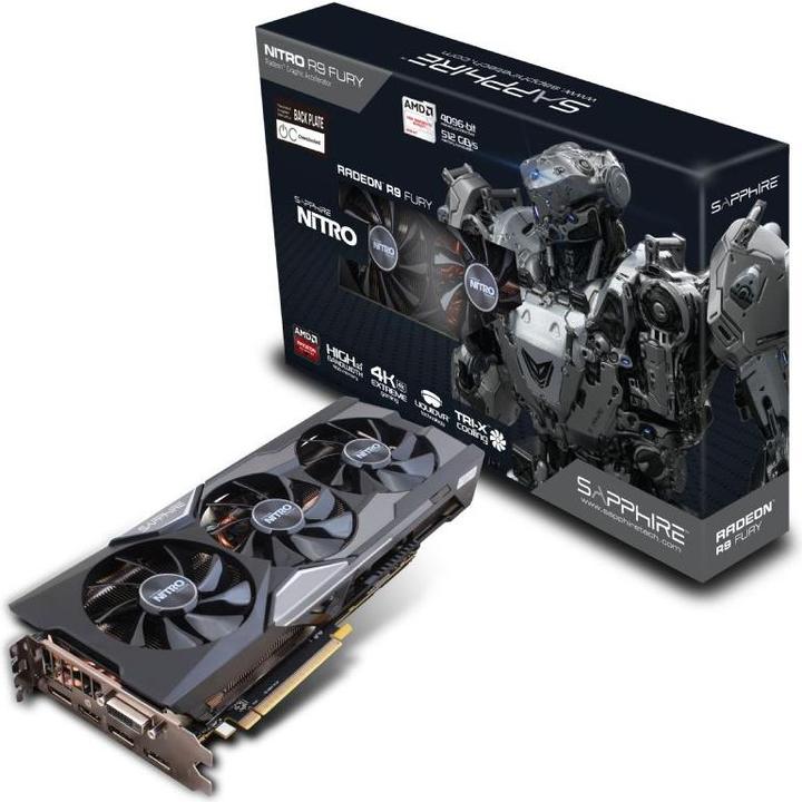 Produktbild Sapphire Radeon R9 Fury Nitro Tri X OC (4 GB)