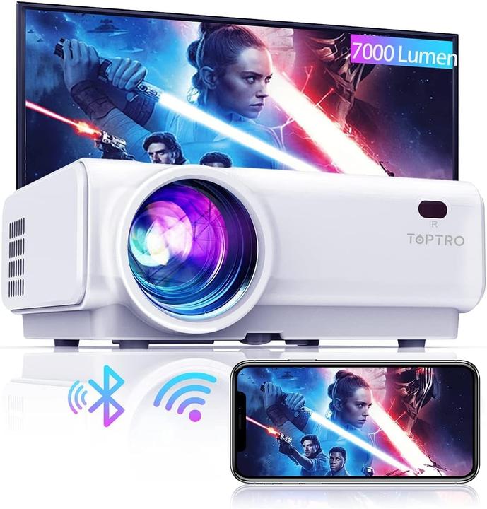 Actual product image Toptro Mini projector (Full HD, 3800 lm)