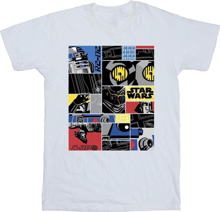 Immagine prodotto Star Wars Droid Montage Maglietta Uomo (4XL)