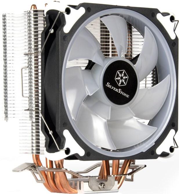 Image du produit Silverstone Technology SST-AR12-RGB - Refroidisseur CPU Argon à 4 caloducs, Direct Contact Heatpipe-Te (154 mm)