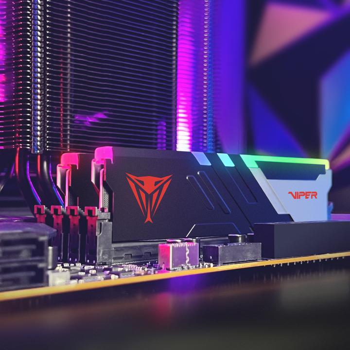 Actual product image Patriot Viper Venom RGB 32GB DDR5 6200-40, PVVR532G620C40K (2 x 16GB, 6200 MHz, DDR5 RAM, DIMM)