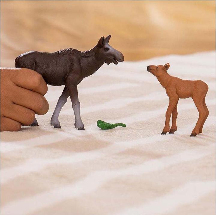 Immagine prodotto Schleich Mucca alce con vitello