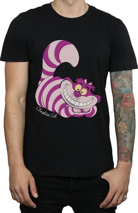 Image du produit Alice In Wonderland T-shirt en coton pour hommes avec le chat du Cheshire (XXL)