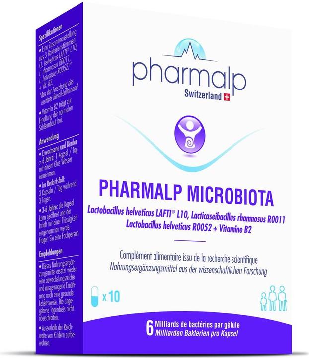 Image du produit Pharmalp MICROBIOTA Kapseln (10 pièce(s), Capsules, 18 g)