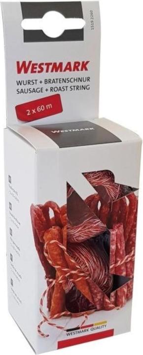 Image du produit Westmark 2 x corde à griller/rôtir rouge-blanc, 60 m
