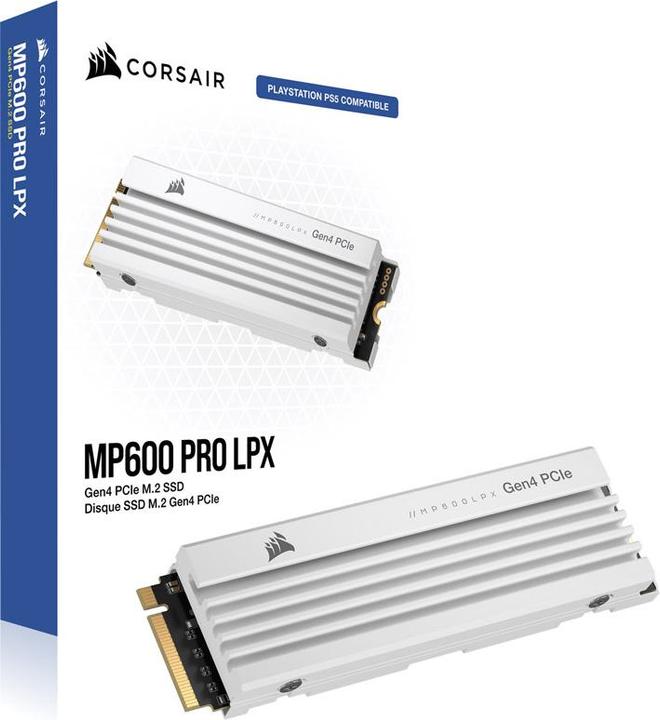 Actual product image Corsair MP600 PRO LPX (2000 GB, M.2 2280)