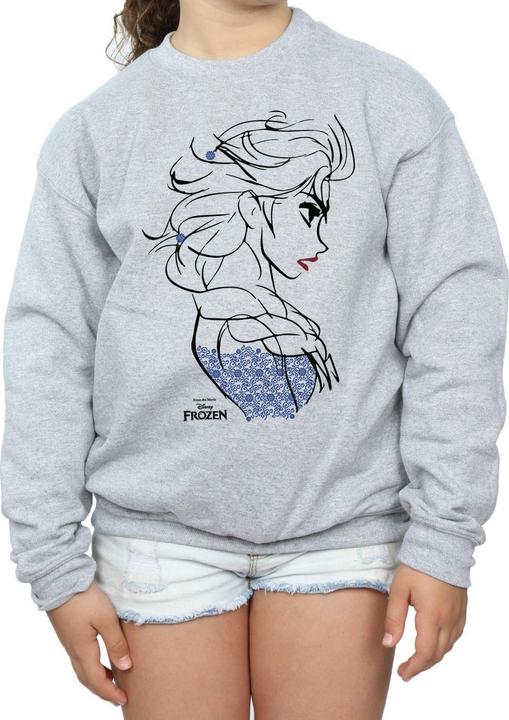 Image du produit Disney - Sweat FROZEN ELSA SKETCH - Fille (152, 158)