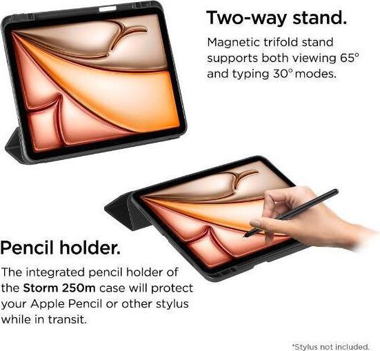 Produktbild Eiger Storm 250 Stylus Case (iPad Air 2022 (5. Gen), iPad Air 2020 (4. Gen), iPad Air 11 2024 (M2), iPad Air 11 2025)