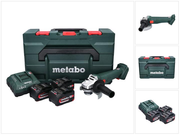 Immagine prodotto Metabo Angolo della batteria a impostazione rapida (125 mm)