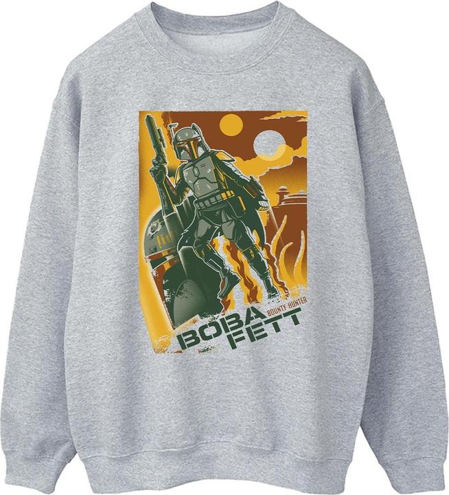 Star Wars Boba Fett Collage Sweatshirt (M)