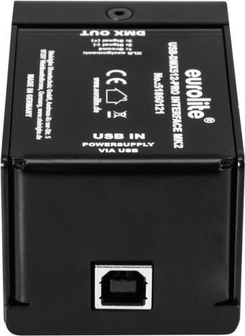 Actual product image Eurolite DMX Interface USB-DMX512 PRO M