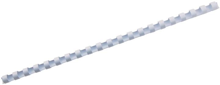 Image du produit GBC Dos de classeur 12mm, 21 anneaux, blanc, 100 pcs.