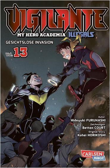 Image du produit Vigilante - My Hero Academia Illegals 13 (Allemand, Cour des Lits, Hideyuki Furuhashi, Kohei Horikoshi, Antje Bockel, 2023)