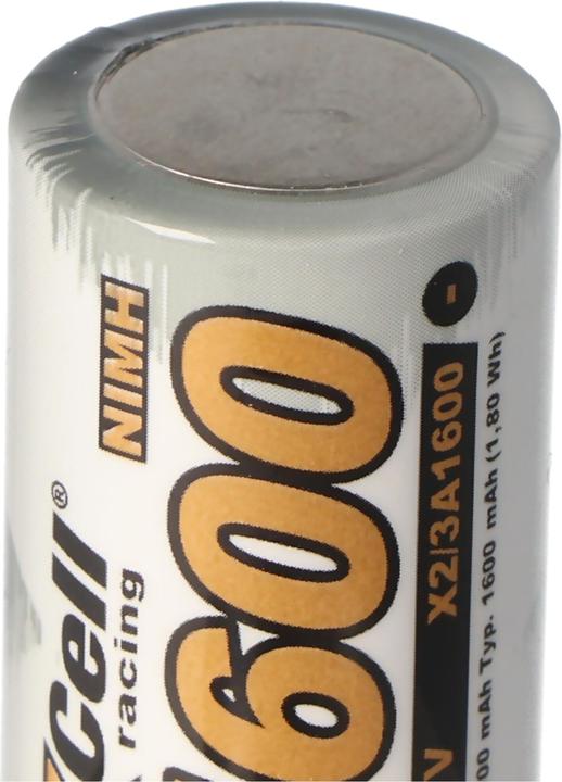 AccuCell Akku 2/3A ohne Lötfahne (1 Stk., 1600 mAh, Akku)