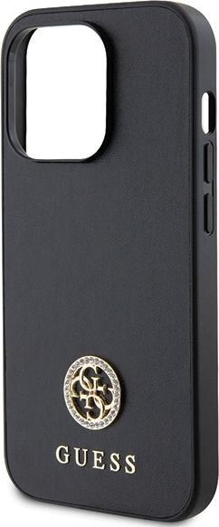 Produktbild Guess GUHCP13XPS4DGPK iPhone 13 Pro Max 6.7" czarny/black hardcase Strass Metal Logo (Apple iPhone 13 Pro Max)