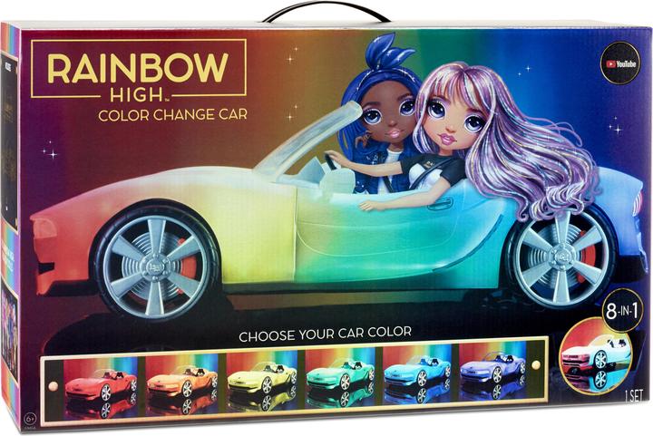 Actual product image MGA Rainbow High- Color Change Car