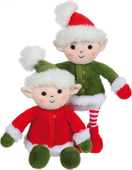 Actual product image Gipsy Christmas plush elf ass
