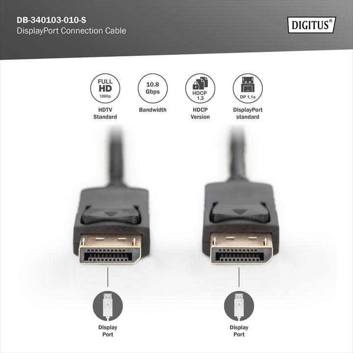 Produktbild Digitus DisplayPort — DisplayPort (1 m, DisplayPort)