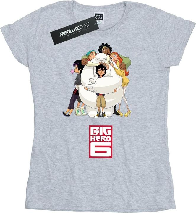 Actual product image Disney Womens/Ladies Big Hero 6 Baymax Hug Cotton T-Shirt (M)