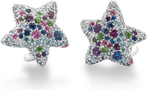 Image du produit Breuning BIJOUX DE L'OREILLER - E.SAFIR BLEU CLAIR/BRILL.1,703 Ct G/if (Or 750/18 K)