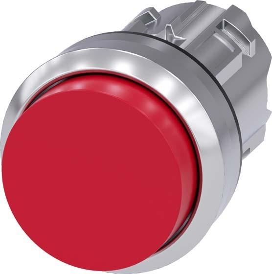 Produktbild Siemens Pushbutton 22mm red raised button