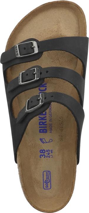 Immagine prodotto Birkenstock Florida SFB in pelle nubuck oliata con plantare morbido normale (38)
