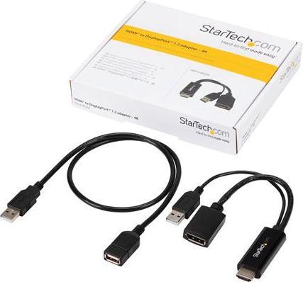 Actual product image StarTech 4K HDMI to DisplayPort adapter (HDMI, 25.50 cm)