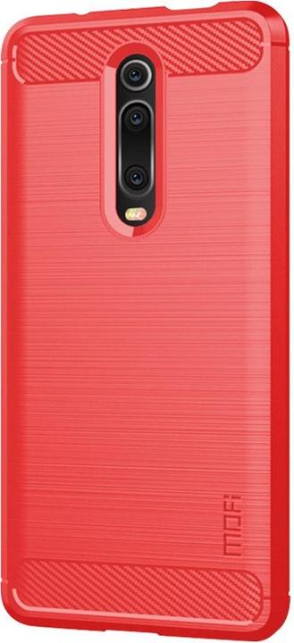 Image du produit Cover-Discount Étui en caoutchouc de silicone aspect métal-carbone (Mi 9T Pro)